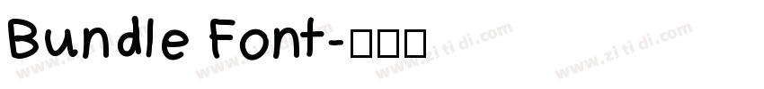 Bundle Font字体转换